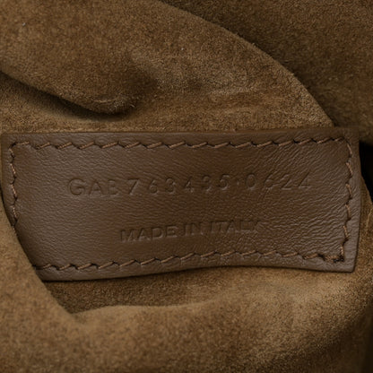 Saint Laurent Suede Le 5 A 7 Bea Tote Caramel Cognac 7 of 13
