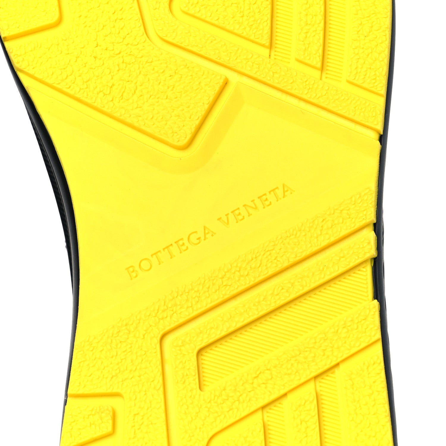 Bottega Veneta Calfskin Mesh The Speedster Sneakers 40 Black Yellow 6 of 7