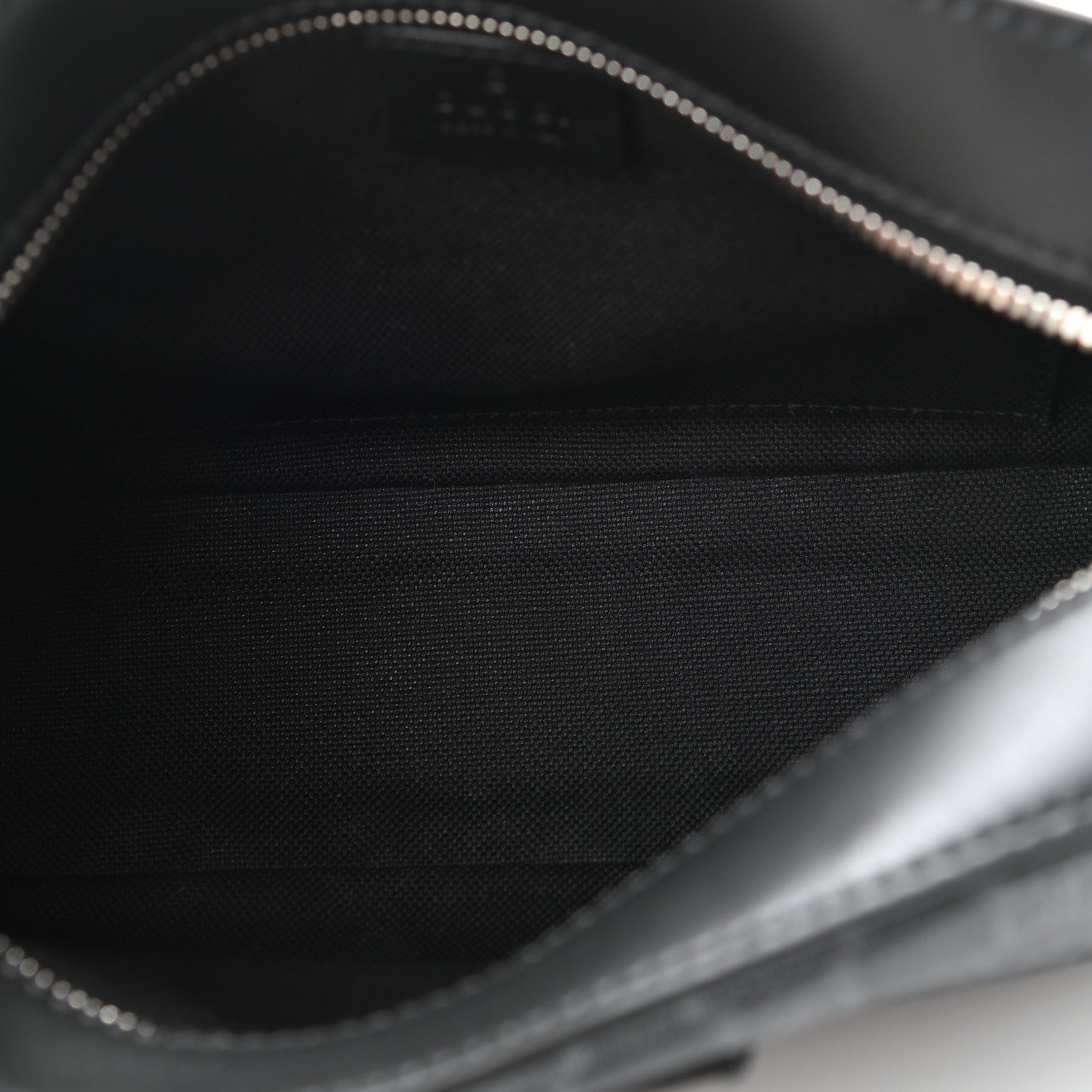 Gucci GG Supreme Monogram Web Shoulder Bag Black Grey 5 of 10