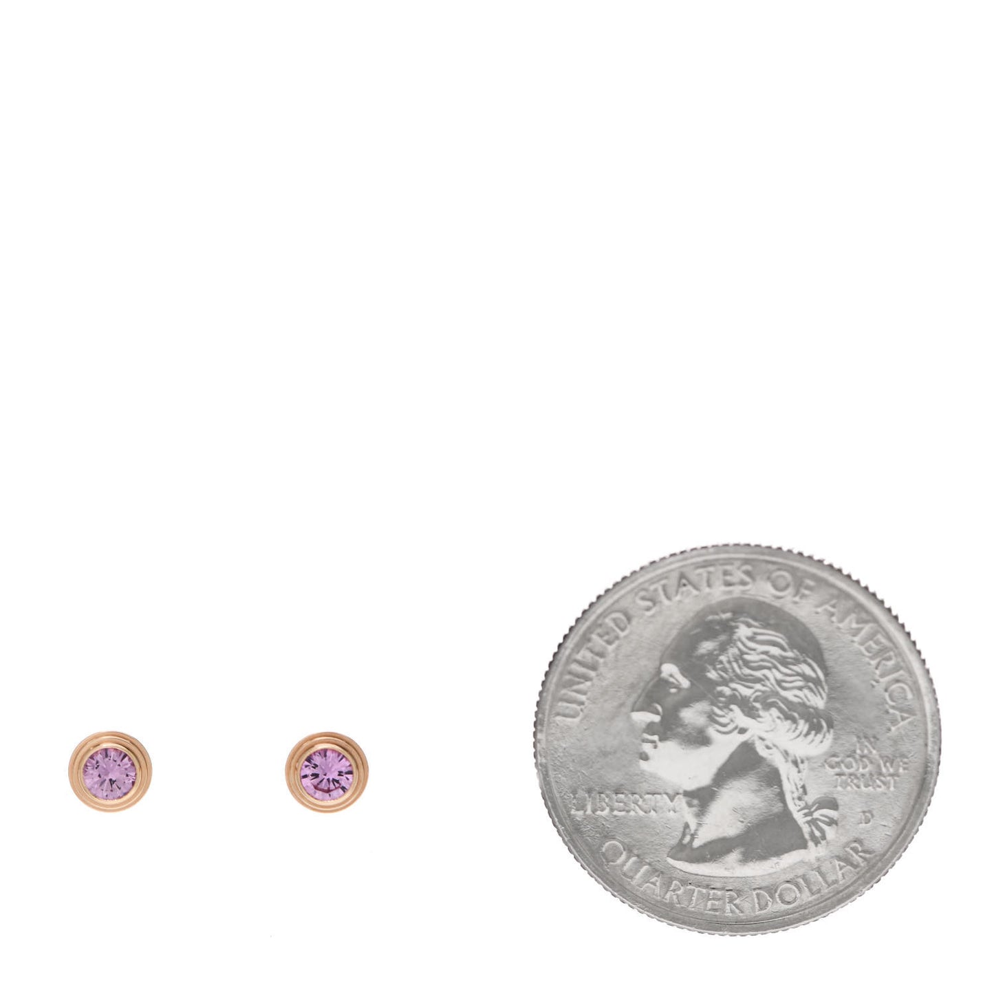 18K Pink Gold Pink Sapphire D'Amour Earrings
