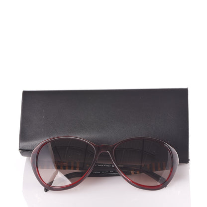 Fendi Oversized Round Sunglasses FS 5348 Red Black 7 of 7