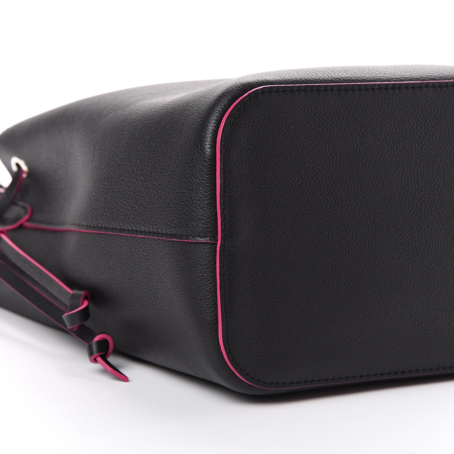 Louis Vuitton Calfskin Lockme Bucket Black 8 of 9