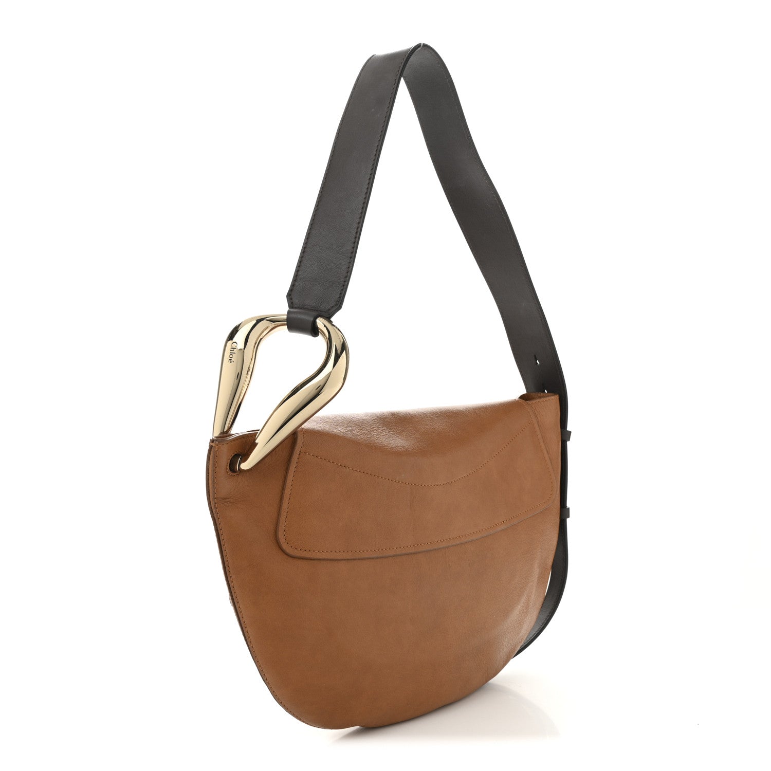 Chloe Calfskin Kiss Hobo Arizona Brown 3 of 10