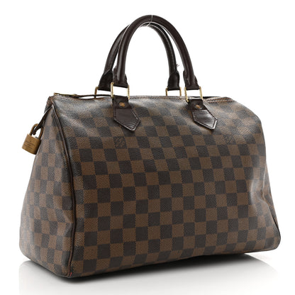 Louis Vuitton Damier Ebene Speedy 30 3 of 19