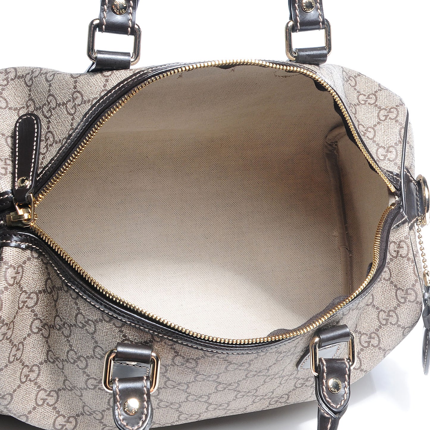 GG Plus Monogram Tattoo Heart Medium Joy Boston Dark Brown