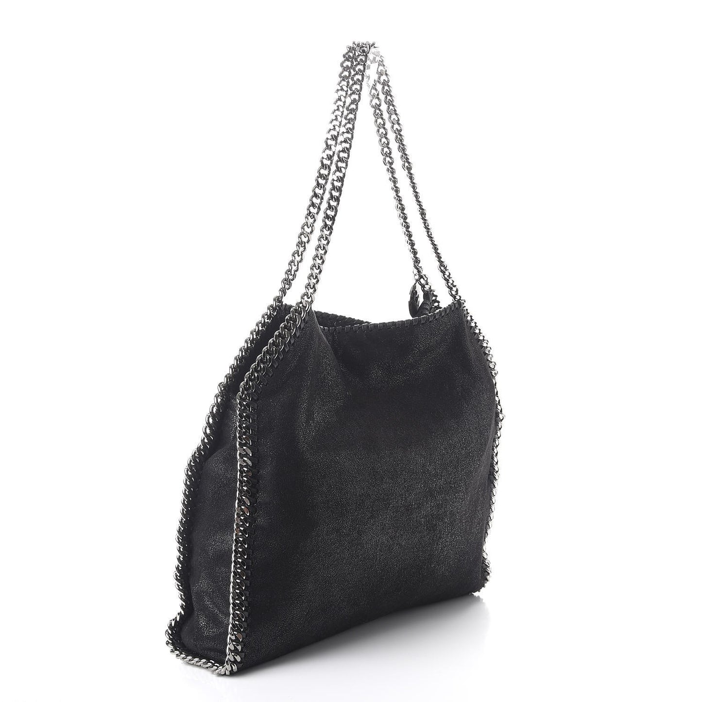 Shaggy Deer Small Falabella Tote Black