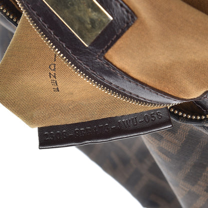 Fendi Zucca Small Chef Chain Hobo Tobacco 7 of 9