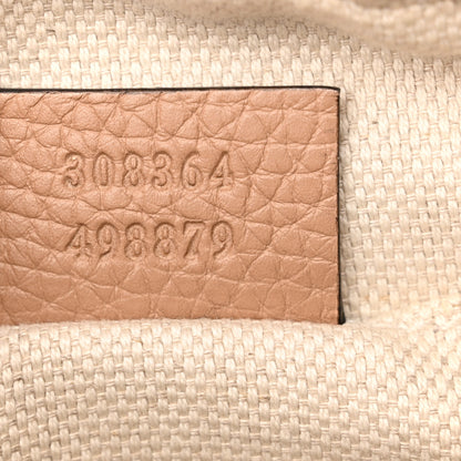 Gucci Pebbled Calfskin Small Soho Disco Bag Camelia 7 of 15