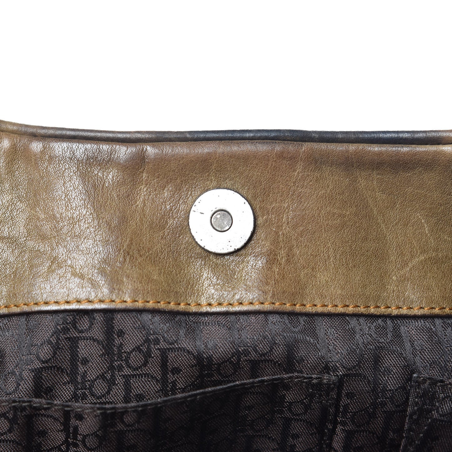 Calfskin Medium Gaucho Double Saddle Bag Green