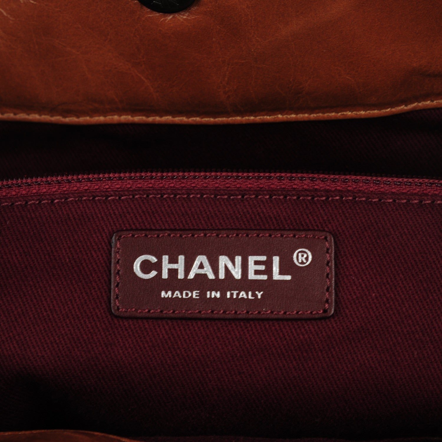 Chanel Iridescent Calfskin Quilted Large In The Mix Tote Light Brown 5 of 7