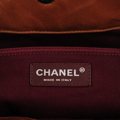 Chanel Iridescent Calfskin Quilted Large In The Mix Tote Light Brown 5 of 7