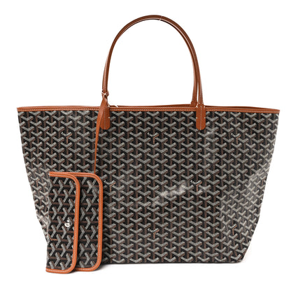 Goyard Goyardine Saint Louis GM Black Gold 2 of 11
