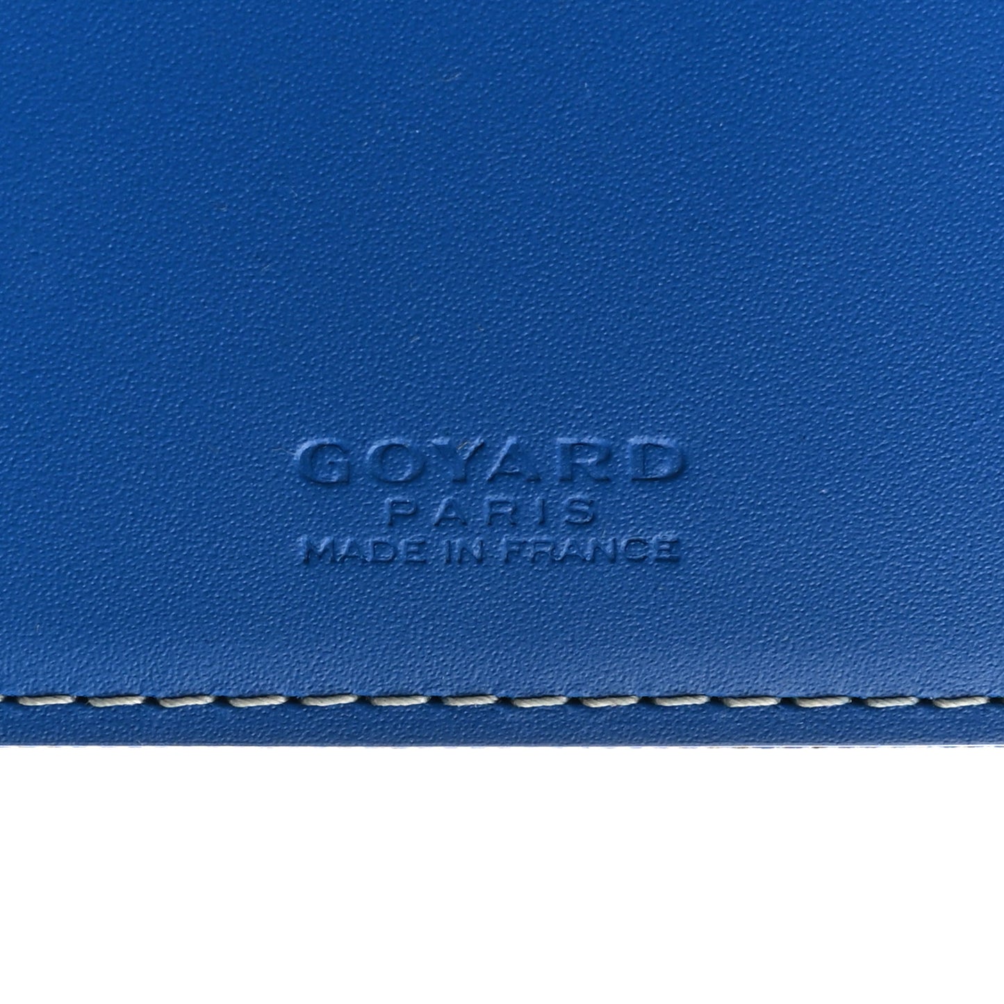 Goyardine Castiglione Document Cover Sky Blue