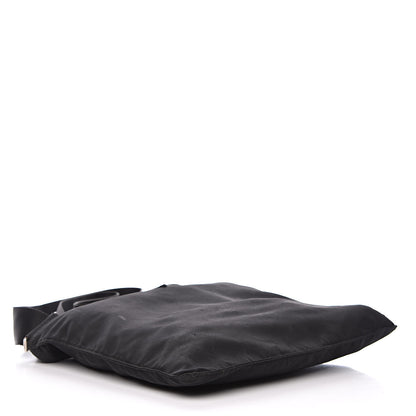 Prada Nylon Vela Flat Messenger Bag Black 4 of 11
