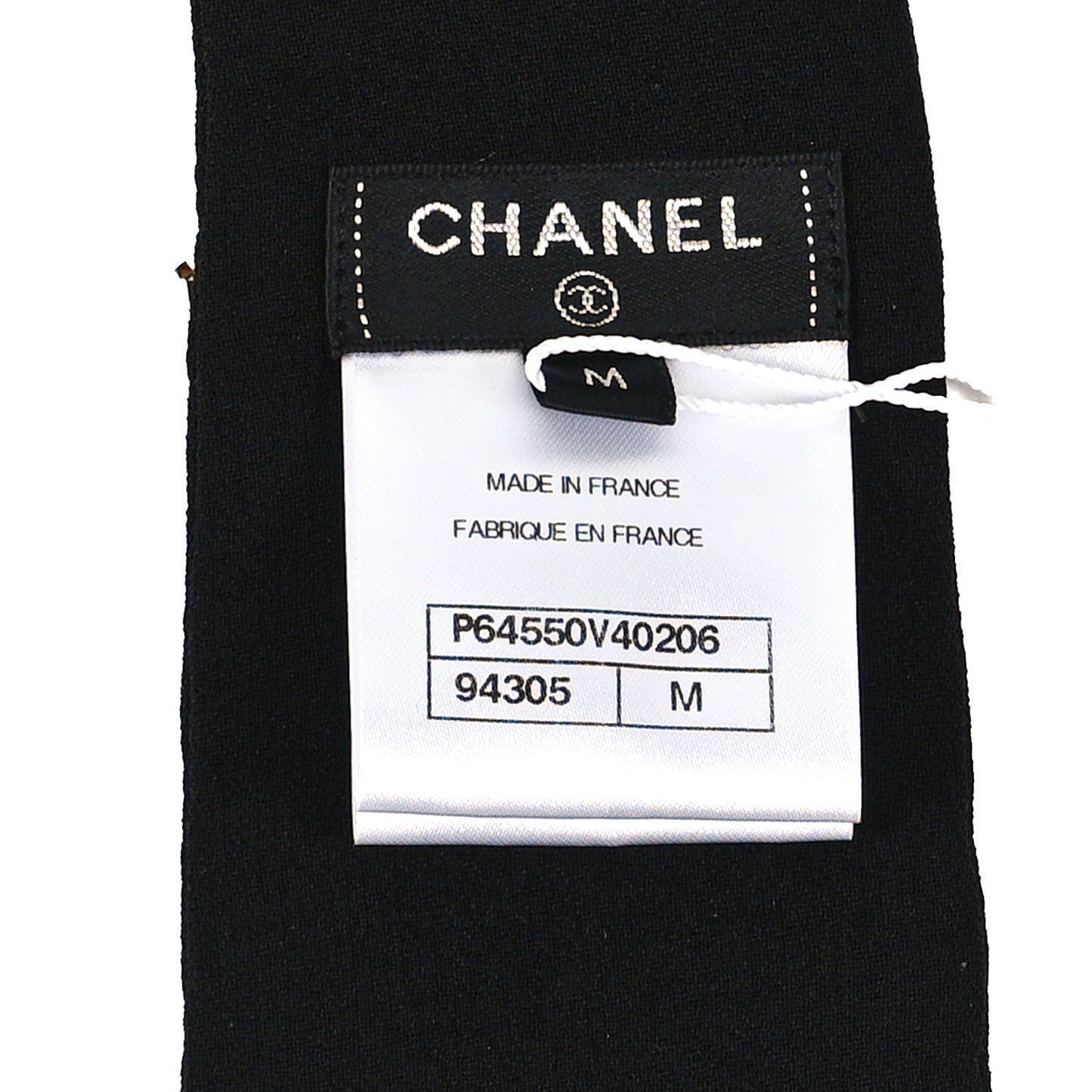 Crystal Embellished Sash Belt M Black