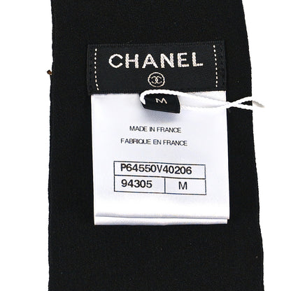 Chanel Crystal Embellished Sash Belt M Black 4 of 4