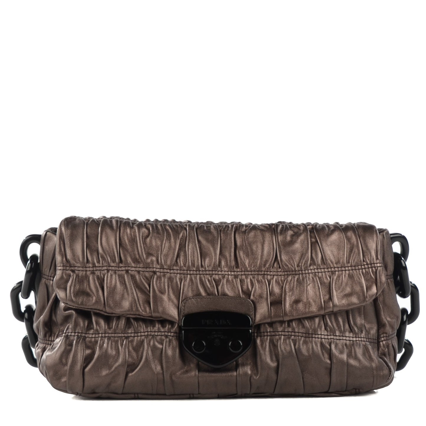Nappa Gaufre Mordore Shoulder Bag