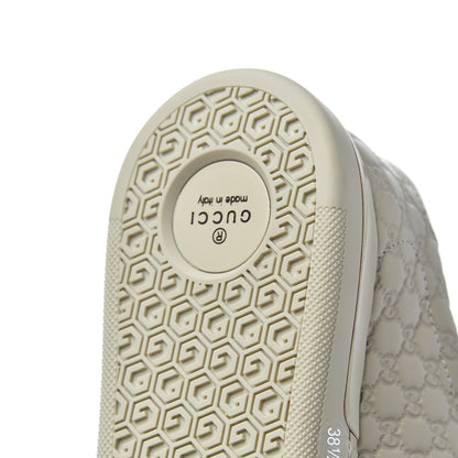 Gucci Soft Microguccissima Womens Sneakers 38.5 Mystic White 14 of 16