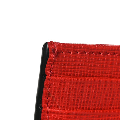 Fendi Vitello Elite Monster Eyes Card Holder Black Yellow Red 8 of 8
