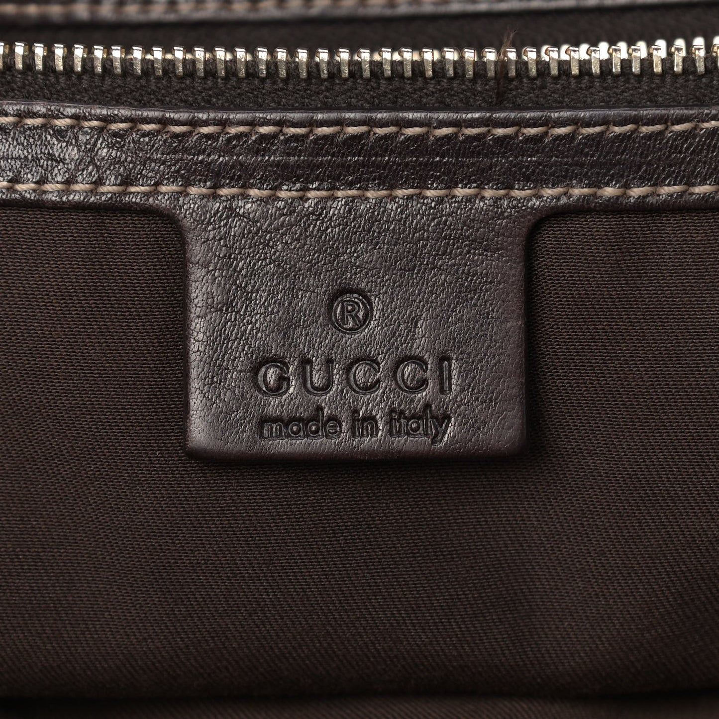 Monogram Large Positano Tote Brown