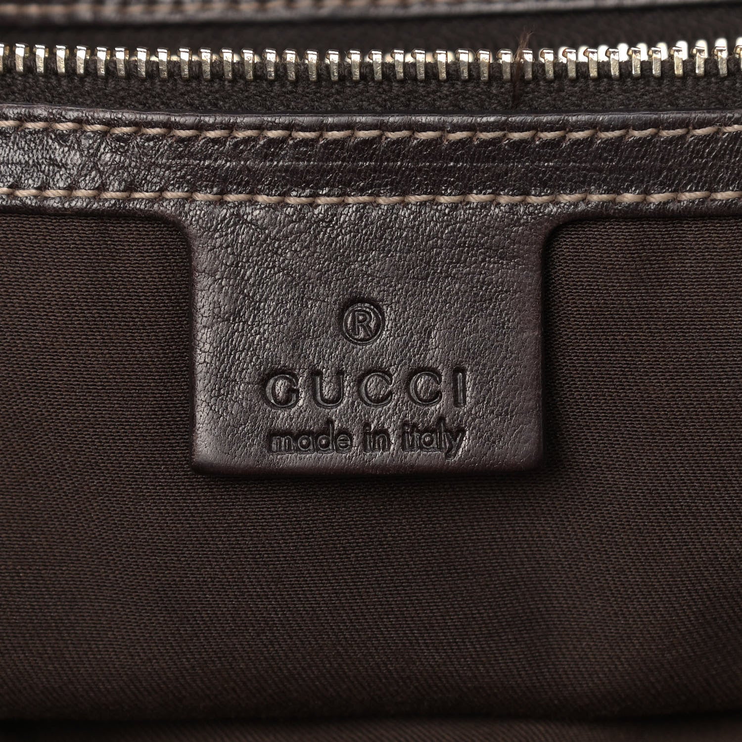 Gucci Monogram Large Positano Tote Brown 6 of 24