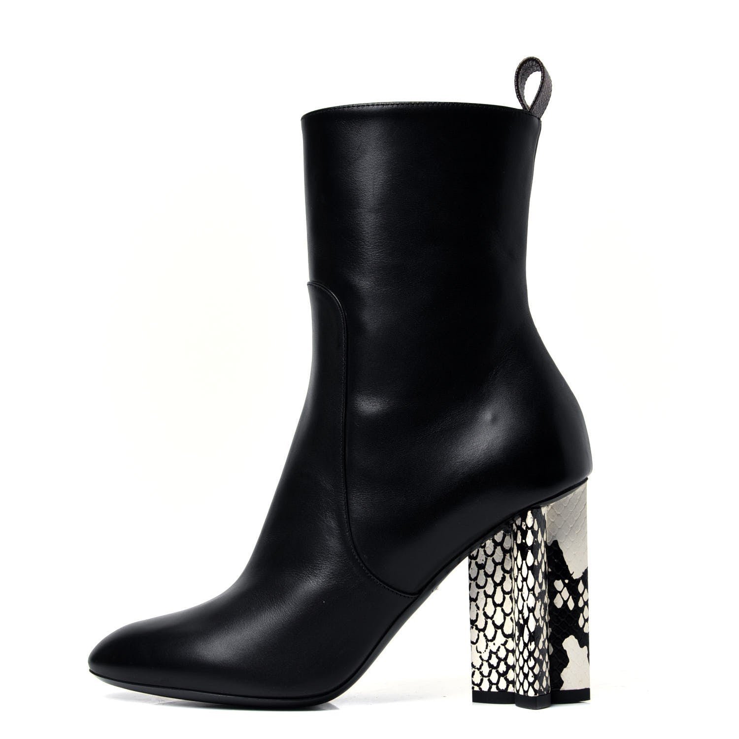 Louis Vuitton Calfskin Silhouette Ankle Boots 38 Black 1 of 5