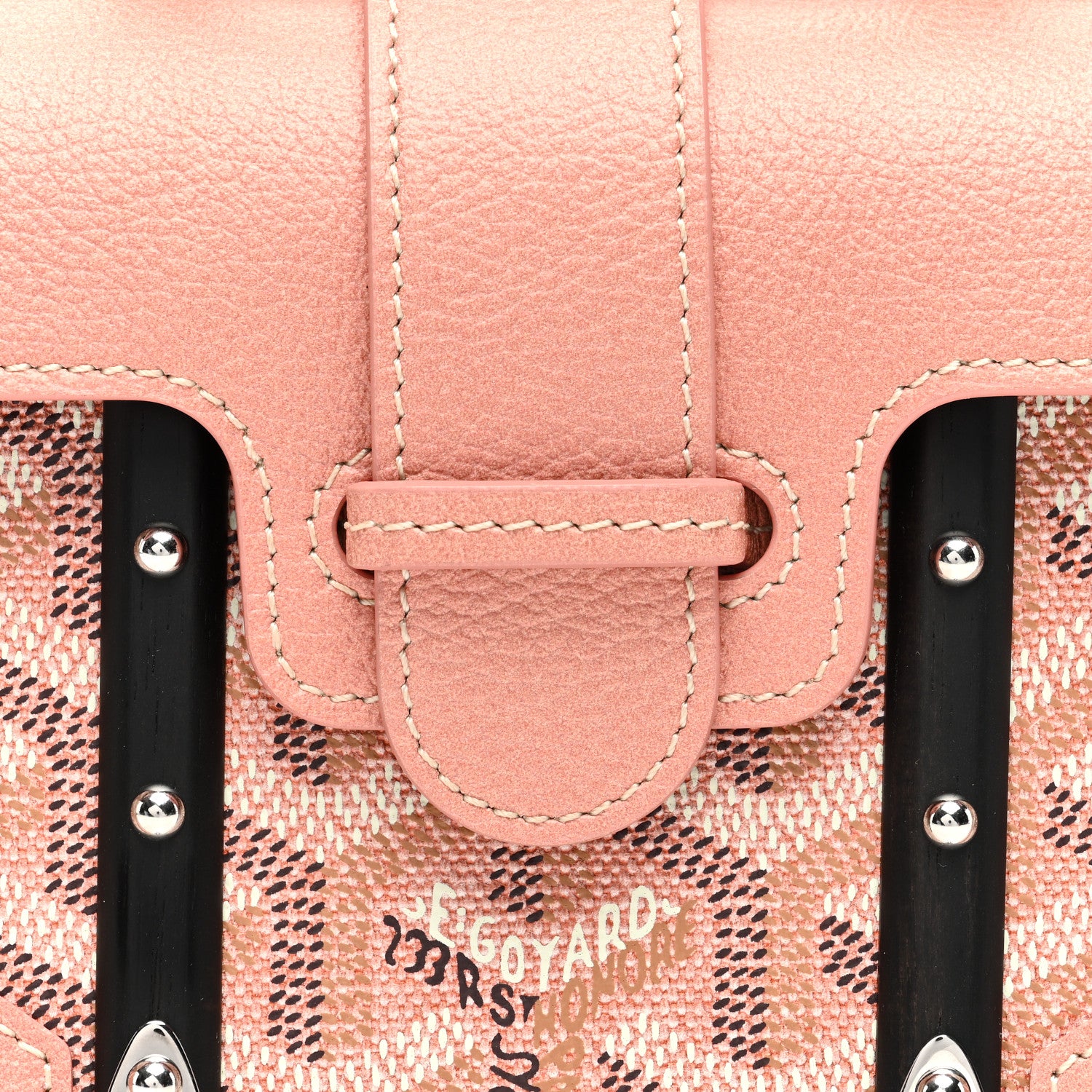 Goyard Iridescent Goyardine Structure Nano Saigon Pearly Coral 7 of 9