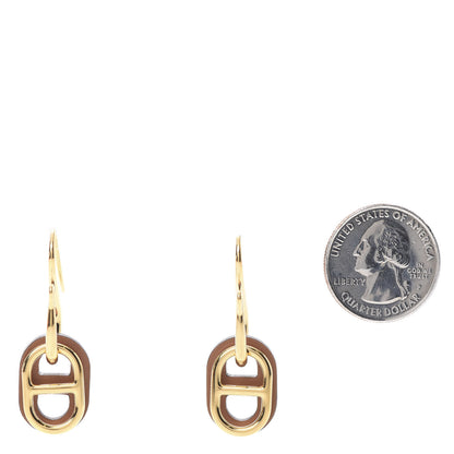 Hermes Swift O'Maillon Earrings Gold 2 of 6