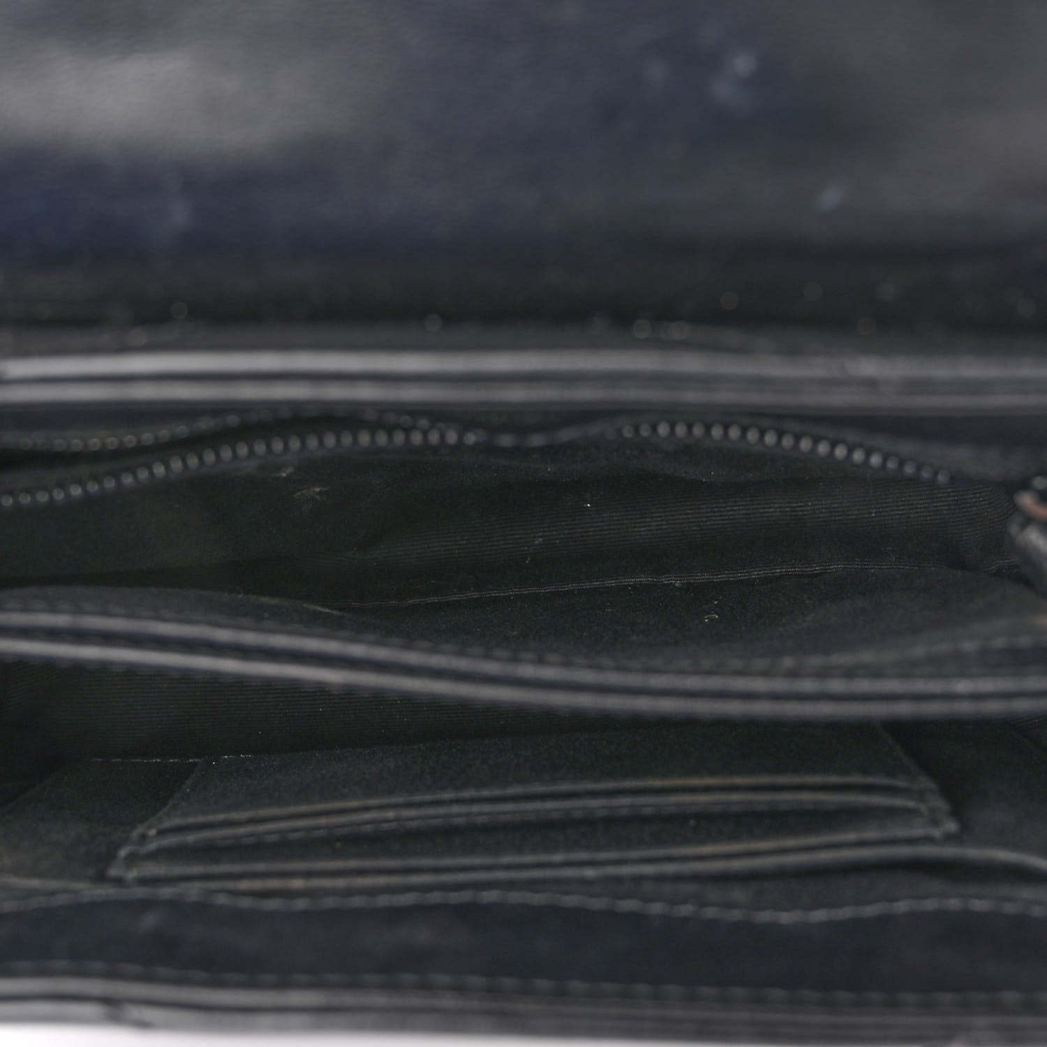 Saint Laurent Calfskin Y Quilted Monogram Monochrome Toy Loulou Crossbody Bag Black 5 of 10
