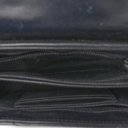 Saint Laurent Calfskin Y Quilted Monogram Monochrome Toy Loulou Crossbody Bag Black 5 of 10