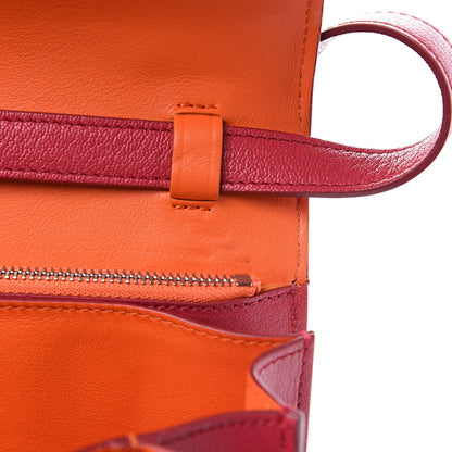 Celine Goatskin Medium Classic Box Flap Bag Dark Pink 11 of 11