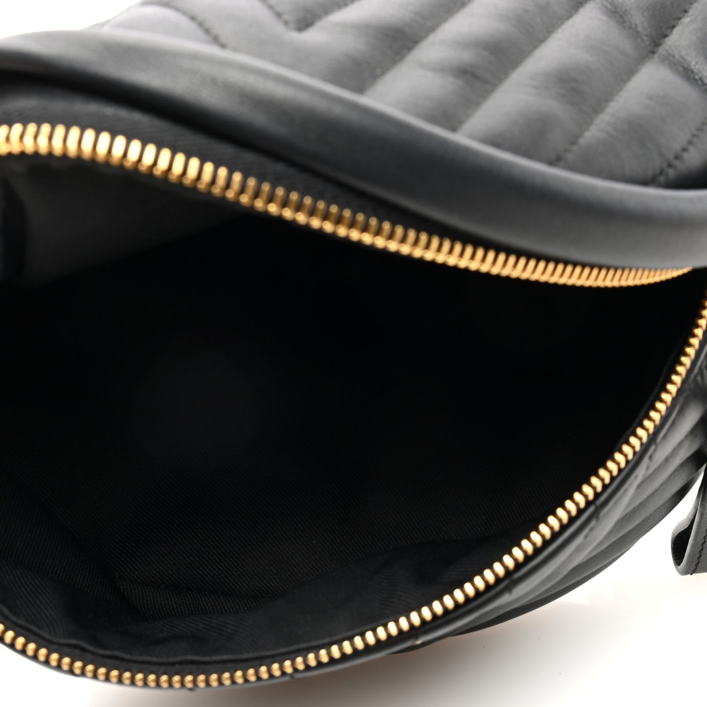 Calfskin Quilted New Wave Bumbag Black
