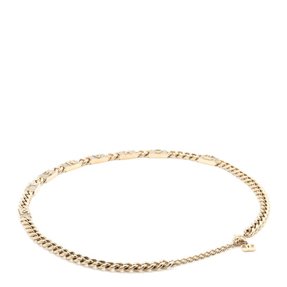 Chanel Crystal CC Chain Letters Belt Gold 2 of 5