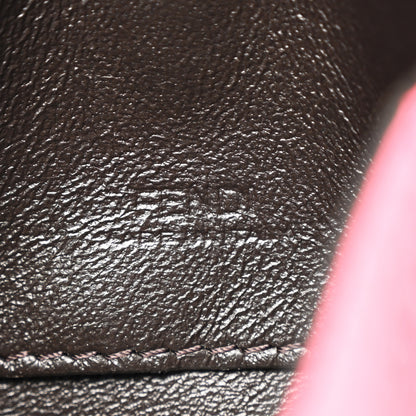 Fendi Cuoio Romano Micro Baguette Charm Rosa Fluo 4 of 6
