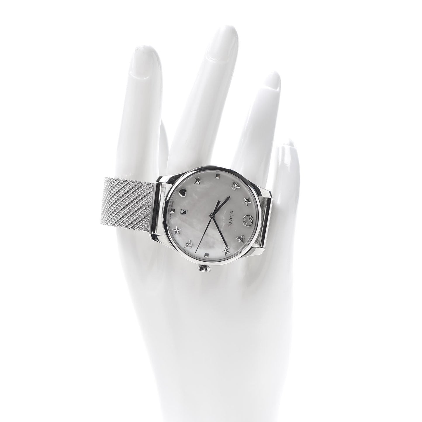 Stainless Steel Mother of Pearl 36mm G-Timeless Charm Quartz Watch