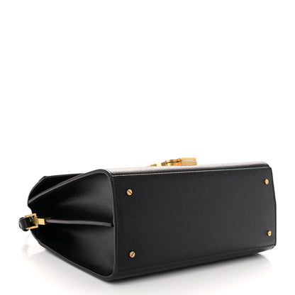Saint Laurent Grain de Poudre Medium Classic Monogram Cassandra Top Handle Black 4 of 10
