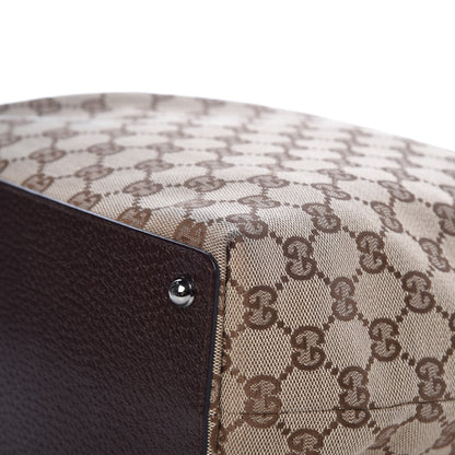 Gucci Monogram Large Eclipse Tote Dark Brown 10 of 12