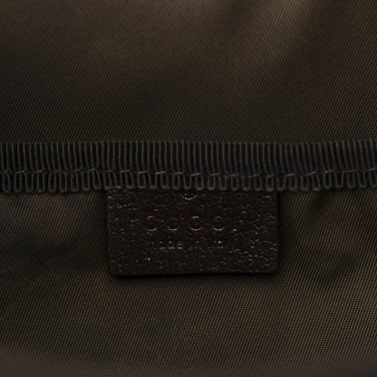 Gucci Monogram Natural Pigskin Large Diaper Bag Beige Ebony Cocoa Dark Chocolate 6 of 15