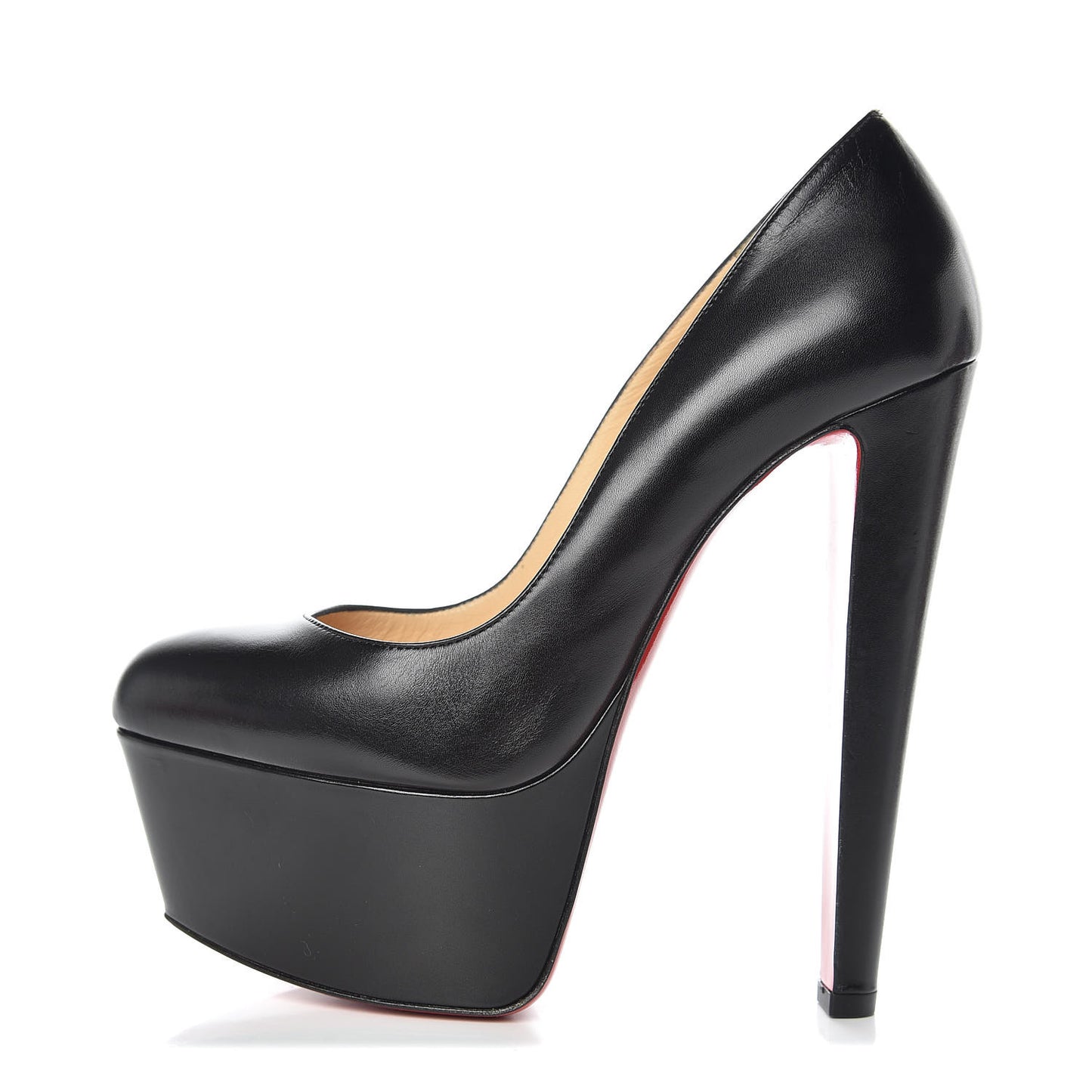 Shiny Calfskin Alta Vicky 160 Pumps 38.5 Black