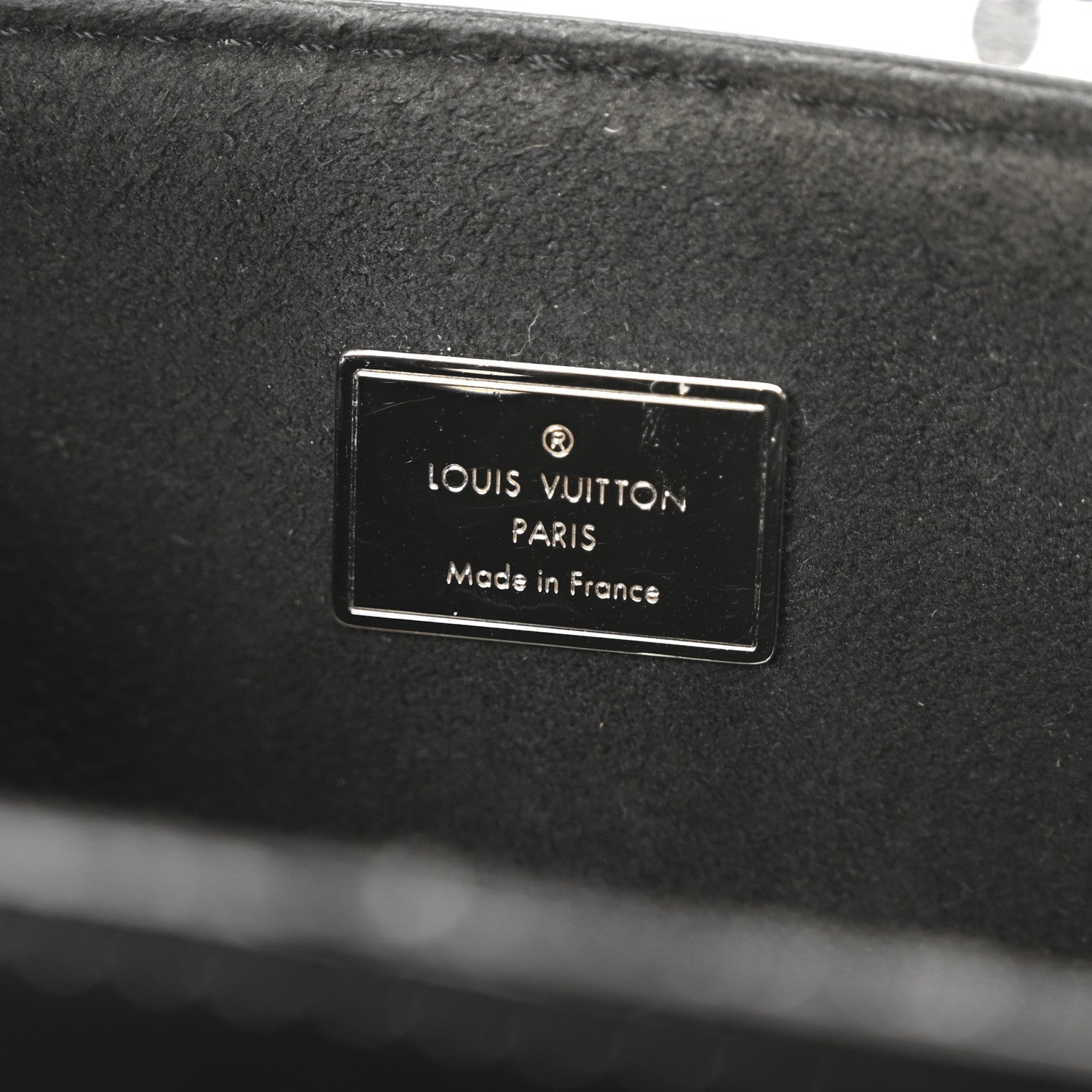 Louis Vuitton Patent Monogram Hot Springs Backpack Black White 6 of 9