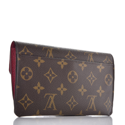 Louis Vuitton Monogram Jeanne Wallet Fuchsia 3 of 8