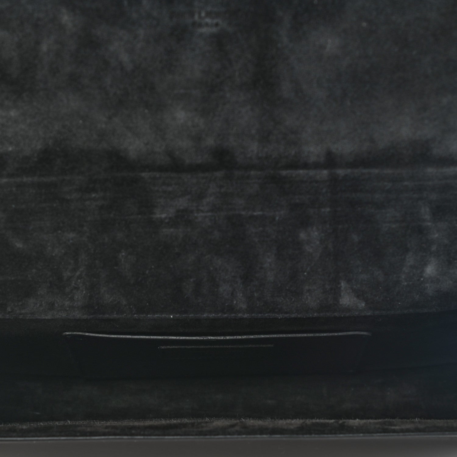 Saint Laurent Textured Patent Classic Monogram Cassandre Clutch Black 6 of 11