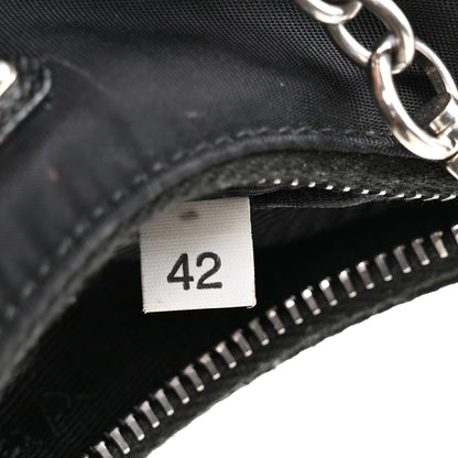 Prada Tessuto Nylon Mini Re-Edition 2000 Shoulder Bag Black 7 of 11