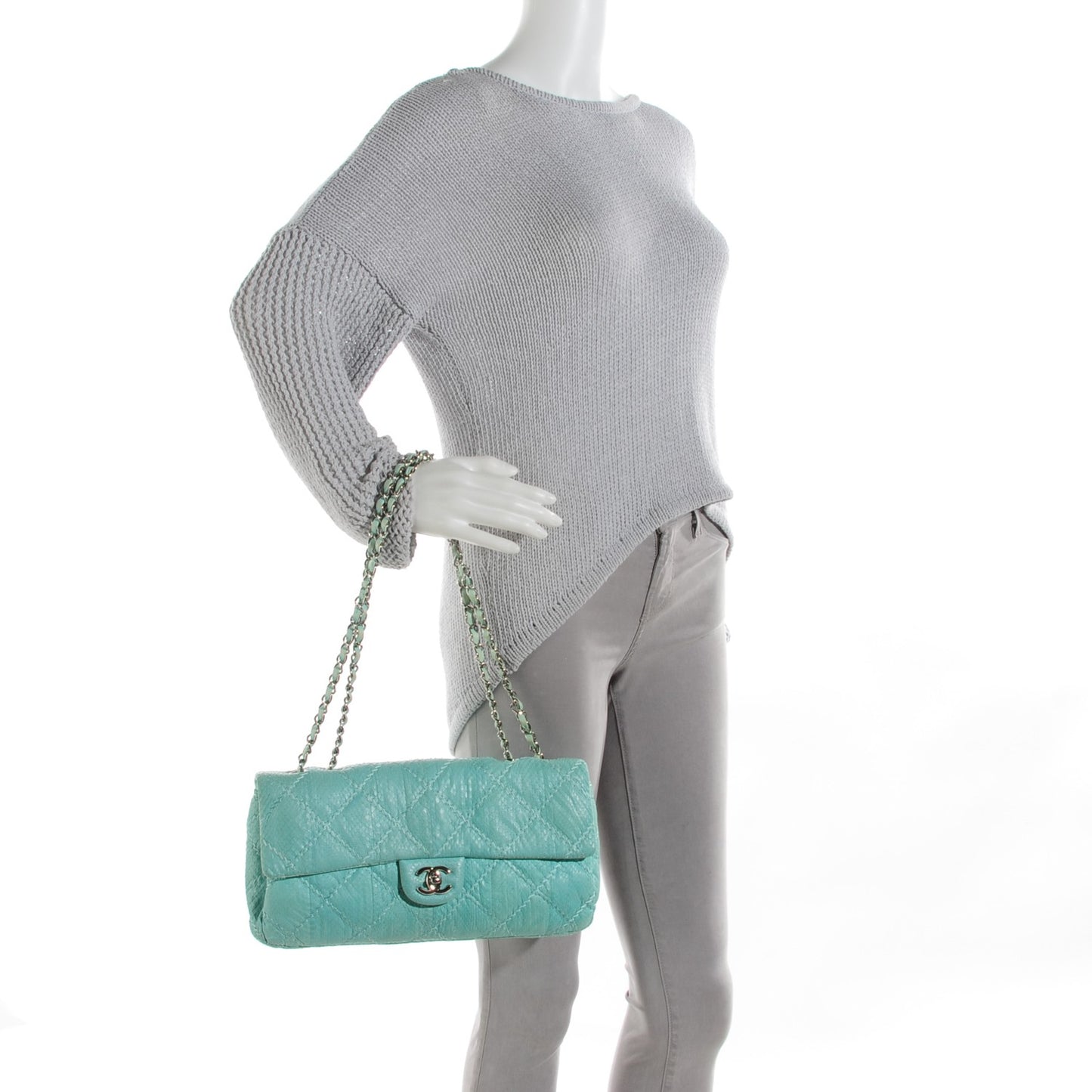 Snakeskin Ultimate Stitch Flap Light Blue