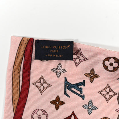Louis Vuitton Silk Monogram Up And Away Bandeau Light Pink 3 of 3