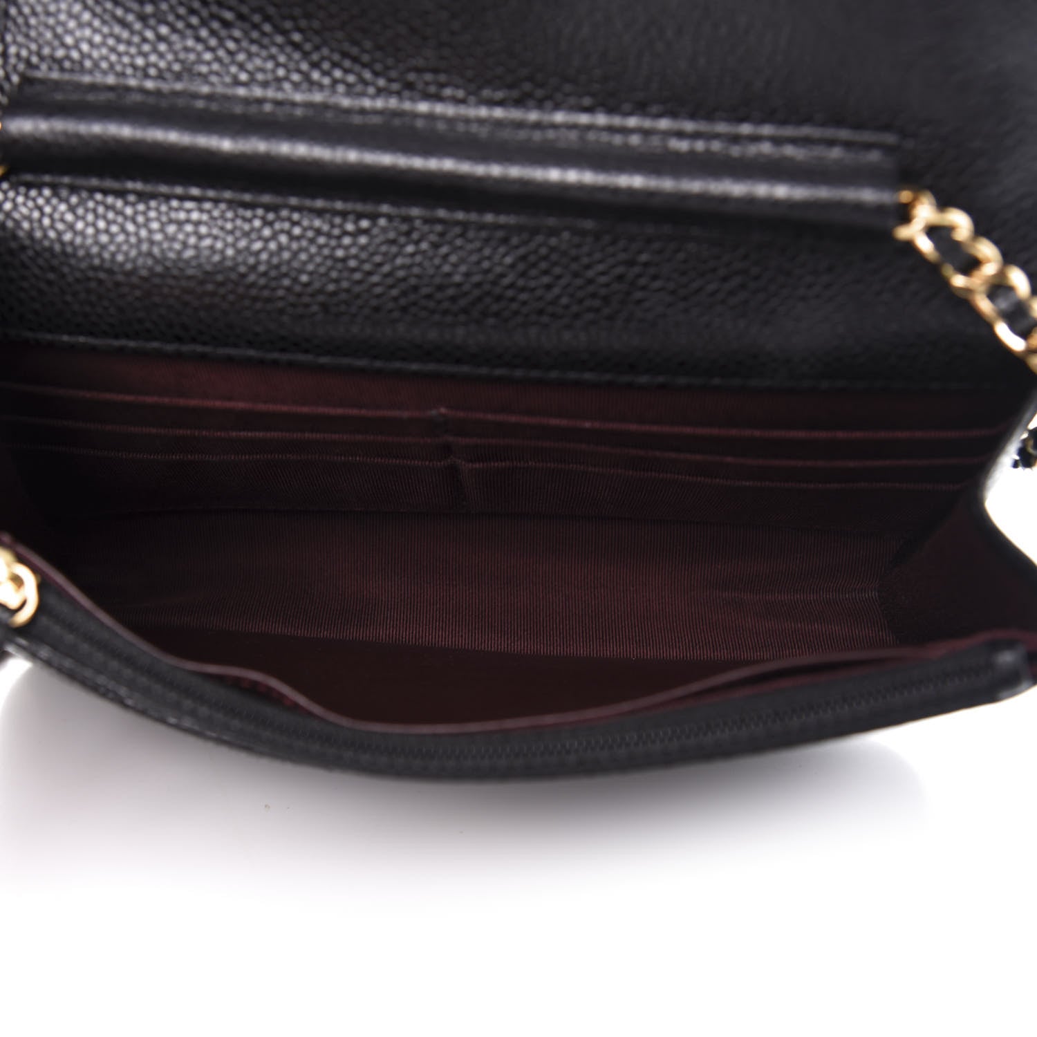 Chanel Caviar Quilted Wallet On Chain WOC Black 5 of 12