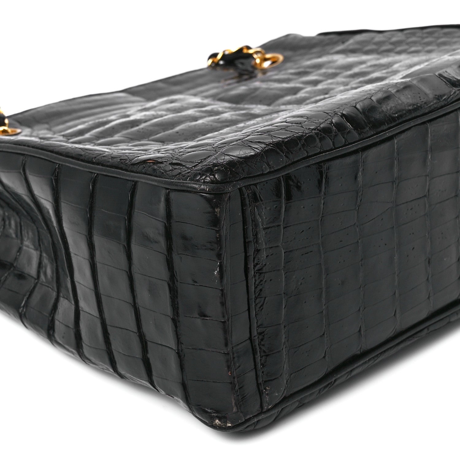Chanel Alligator Tote Black 10 of 12