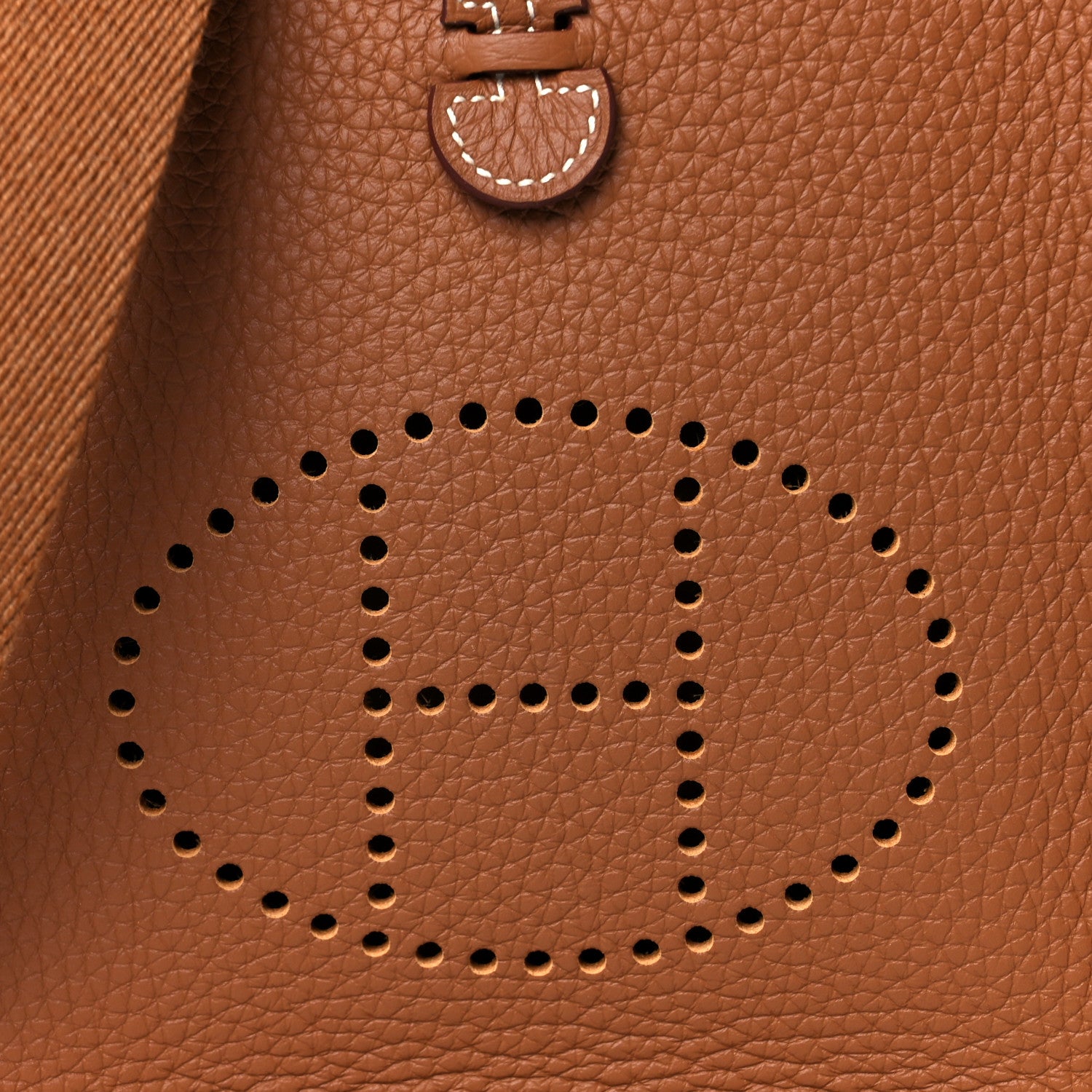 Hermes Taurillon Clemence Evelyne TPM Gold 9 of 12