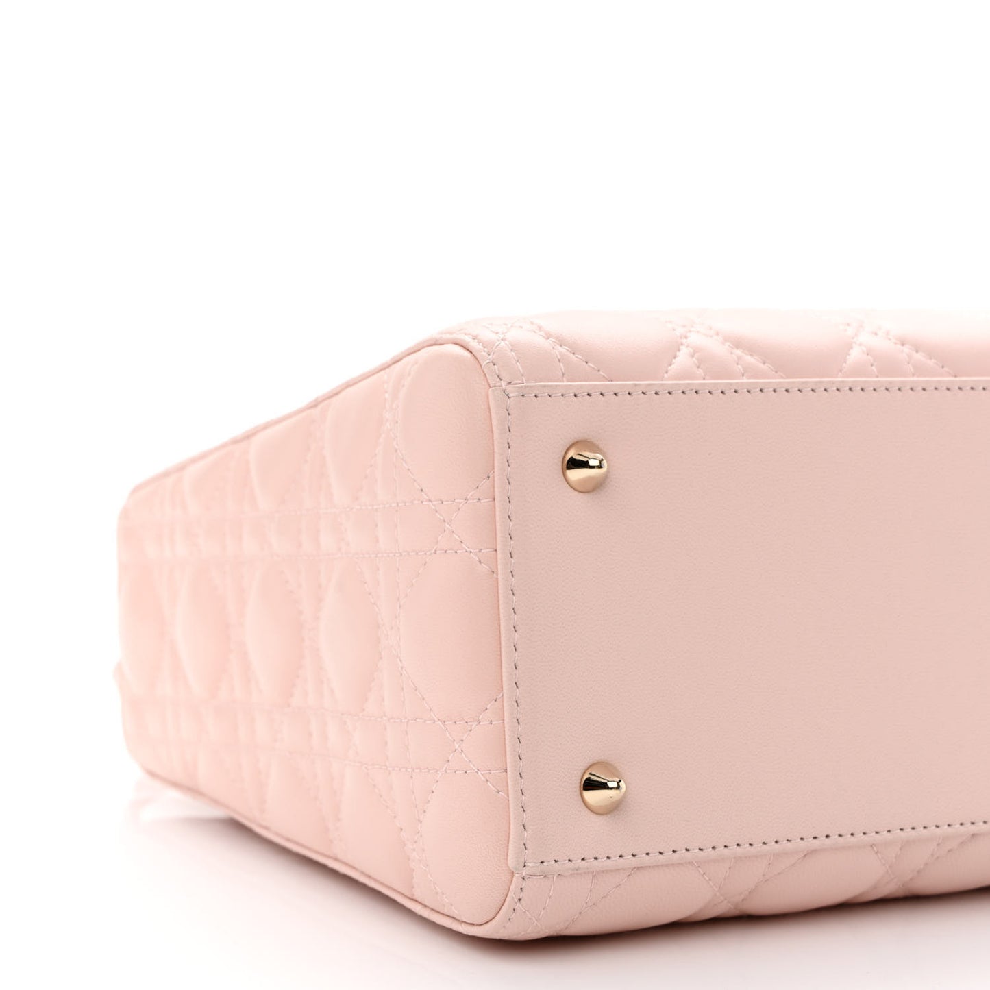 Lambskin Cannage Medium Lady Dior Light Pink