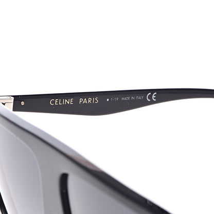 Celine Flat Top Shield Sunglasses CL 40006IN Black 5 of 7